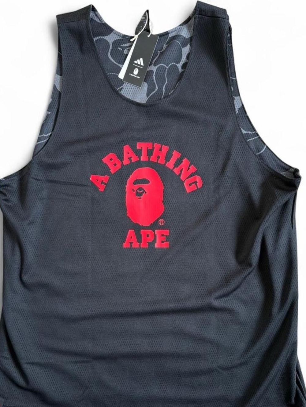 BAPE A Bathing Ape x Adidas Damian Lillard Reversible Mesh Tank Top